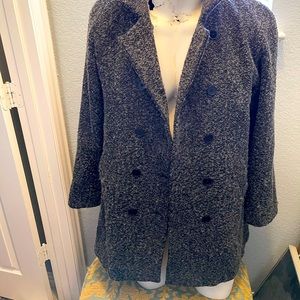 Halston : Vintage Tweed Peacoat: Womens Size 12: True Vintage Fashion: 80’s